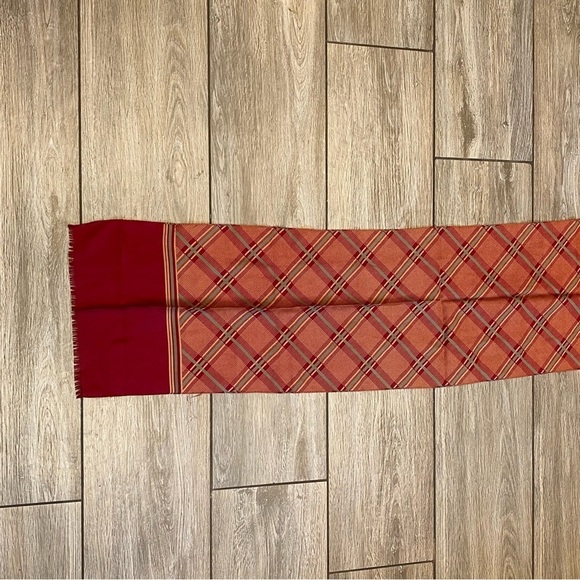 Vintage Plaid Scarf - Picture 7 of 9